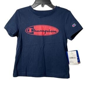 Champion Boys Logo Crew Neck T-shirt Size 3T New
